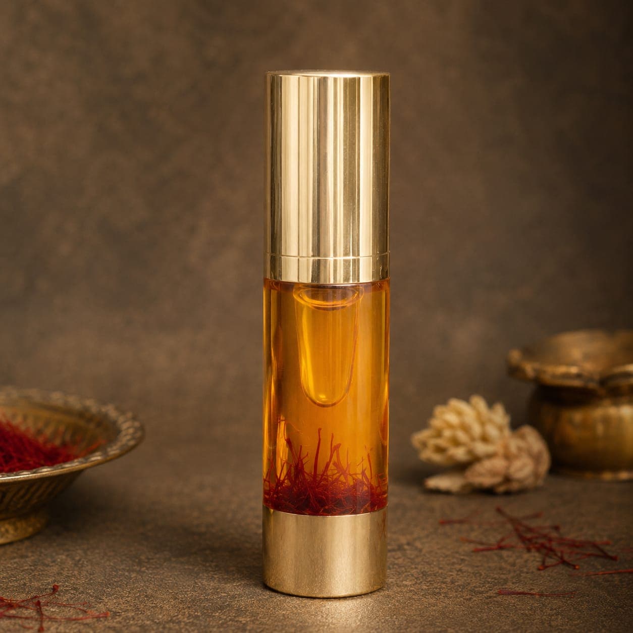 Kashmiri Saffron-Infused Oil