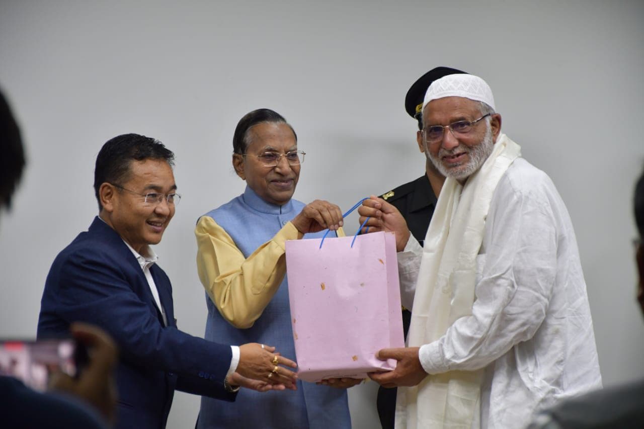 Honoured in the presence of Sikkim Chief Minister Prem Singh Tamang